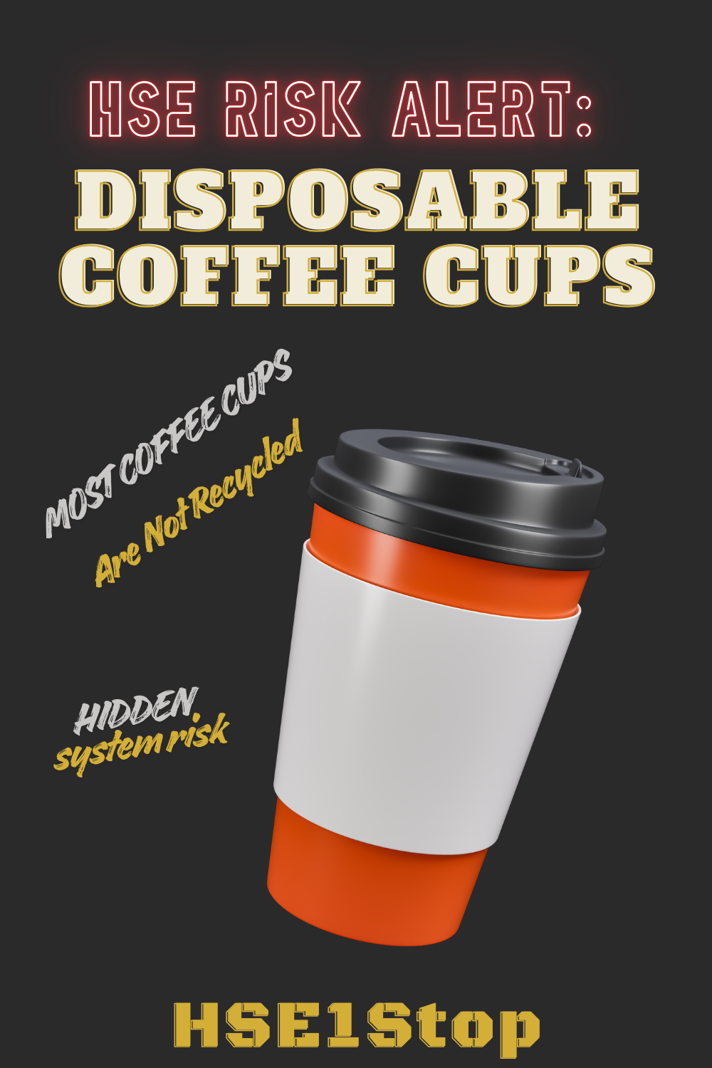⚠️ Hidden Risk: Disposable Coffee Cups Are Not Being Recycled